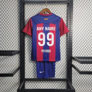 Детская футбольная форма Барселона Ваша фамилия