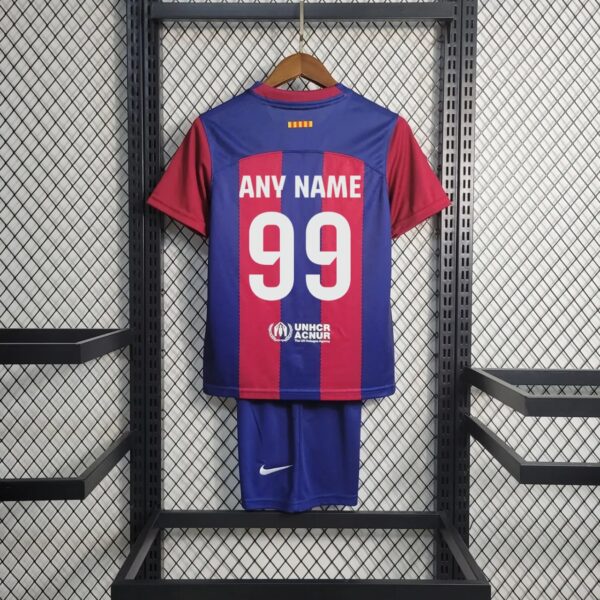 Детская футбольная форма Барселона Ваша фамилия
